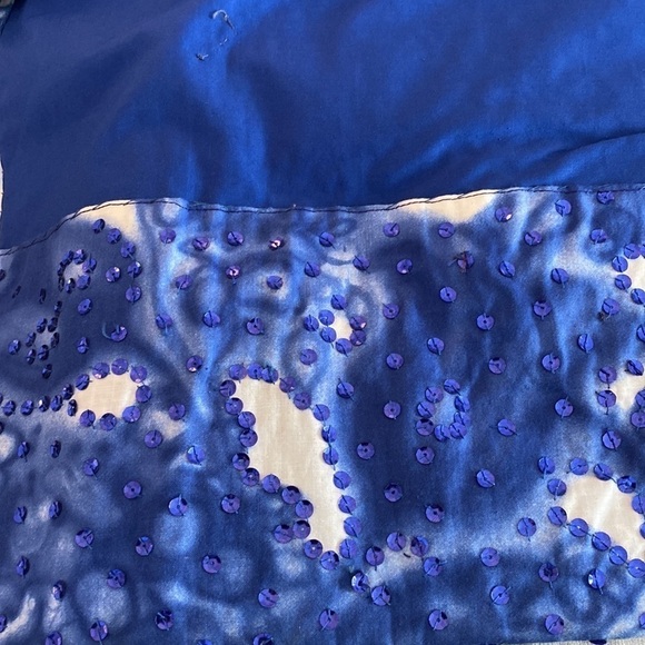 Gorgeous 2 piece dress blue ivory with sequins from a boutique in Saint Thomas M - Picture 12 of 15